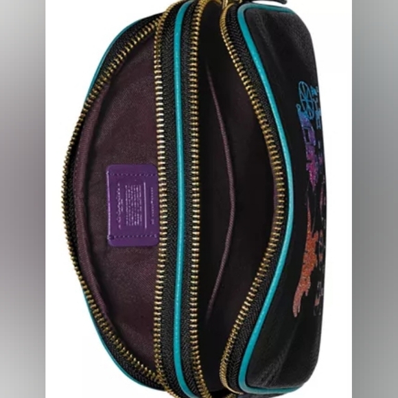 RARE COACH Rainbow Rexy and Carriage Sadie Crossbody bag  - Picture 3 of 7